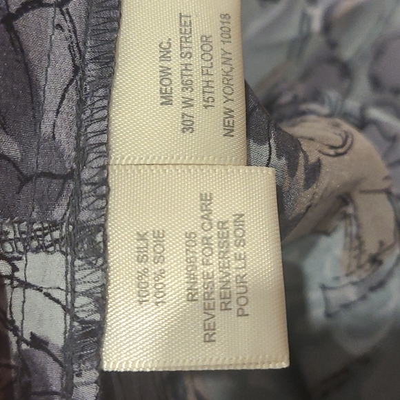 Rebecca Taylor Silk 3/4 sleeve floral print Mini Dress with pockets - Picture 11 of 11